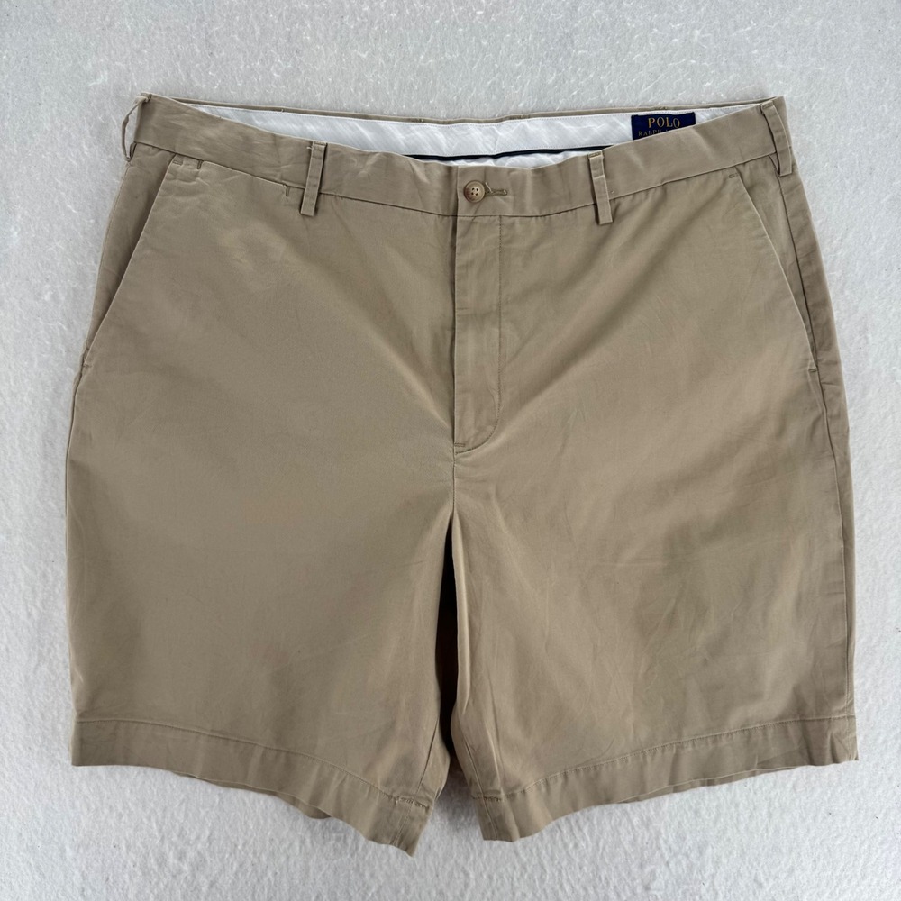 Polo Ralph Lauren - Chino Shorts Stretch Classic Fit - Khaki Tan - 40 - Mens